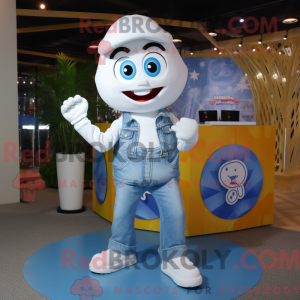White Candy mascottekostuum...