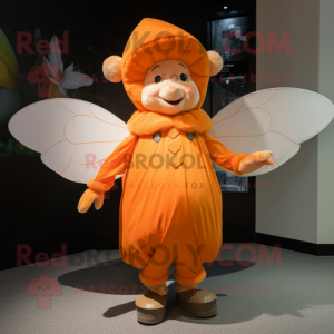 Orange Tooth Fairy mascotte...