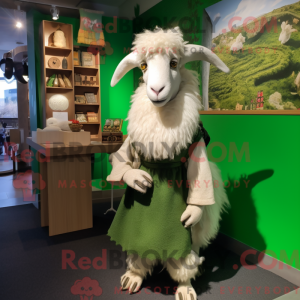 Oliven Angora Goat maskot...