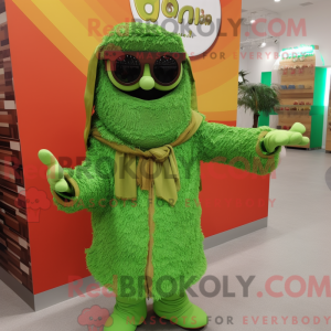 Limegrøn Biryani maskot...