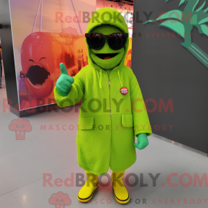 Lime Green Biryani mascot...