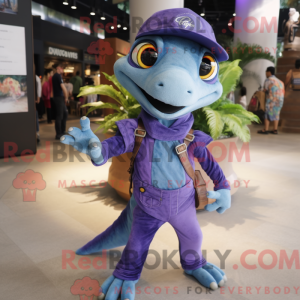 Disfraz de mascota Purple...