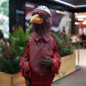 Maroon Guinea Fowl maskot...