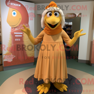 Tan Butter Chicken mascot...