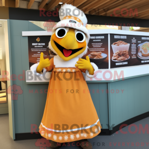 Tan Butter Chicken maskot...