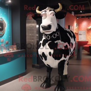 Black Holstein Cow...