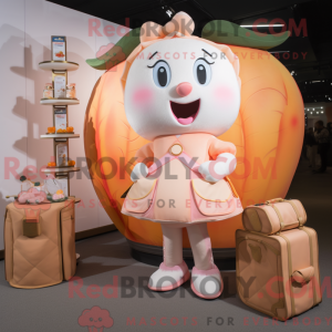Perzik bruidstaart mascotte...