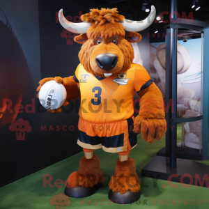 Orange Buffalo maskot...