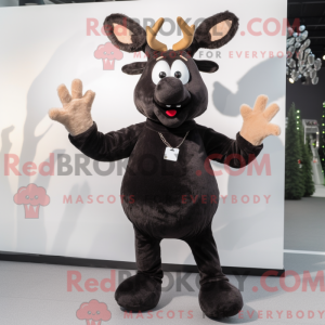 Black Deer maskot kostyme...