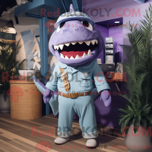 Lavendel Megalodon máscara...