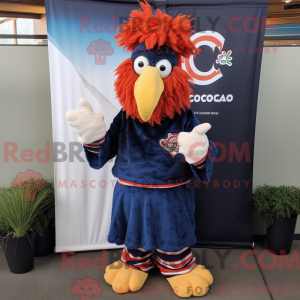 Máscara de frango com...