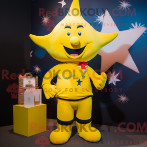 Yellow Starfish mascot...