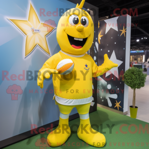 Yellow Starfish mascot...