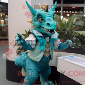 Turquoise Triceratops...