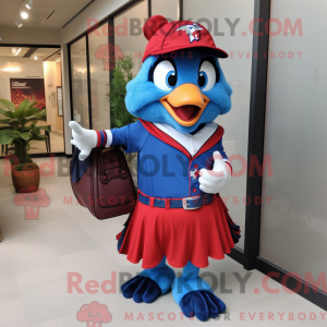 Disfraz de mascota Red Blue...