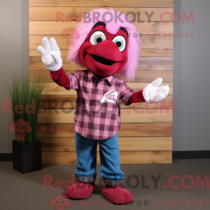 Disfraz de mascota Magenta...