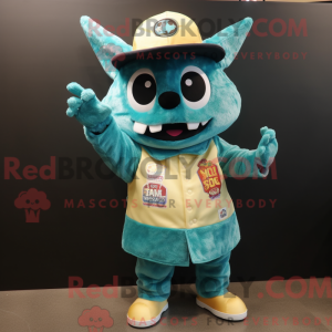 Teal Nachos Maskottchen...