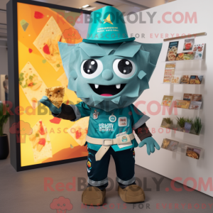Teal Nachos Maskottchen...
