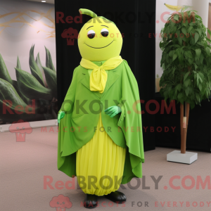 Lime Green Lemon mascotte...