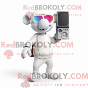 White Television mascot...