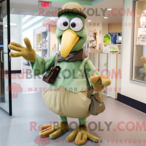 Olive Dodo Bird mascot...