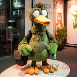Olive Dodo Bird mascot...