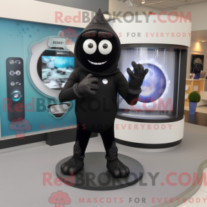 Sort forlovelsesring maskot...