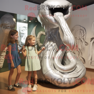 Silver Titanoboa mascot...