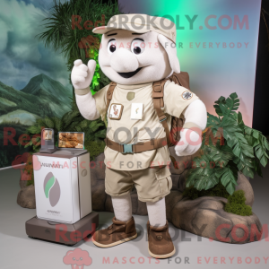 Cream Momentum mascot...