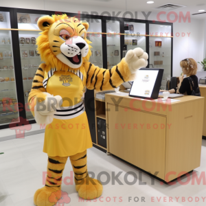 Goldener Säbelzahntiger als...