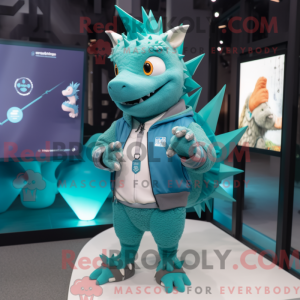 Teal Stegosaurus...