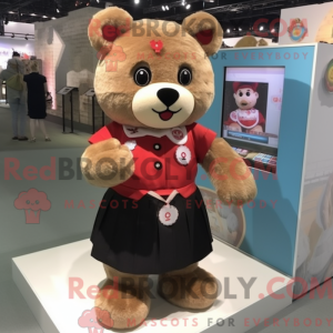 Teddybeer mascotte kostuum...