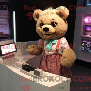 Teddybär-Maskottchen-Kostüm...