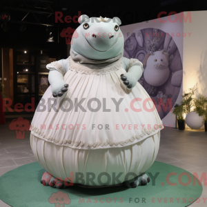 White Glyptodon mascot...