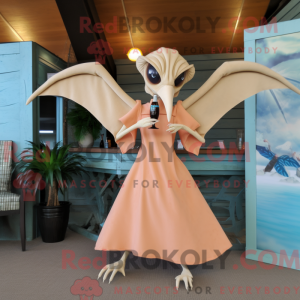Tan Pterodactyl maskot...