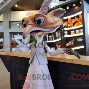 Tan Pterodactyl maskot...