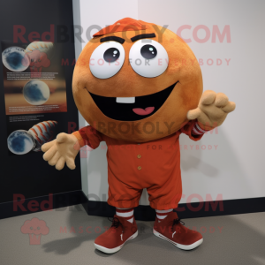 Rust Baseball Ball mascotte...