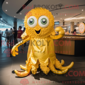 Postava maskota Gold Fried...