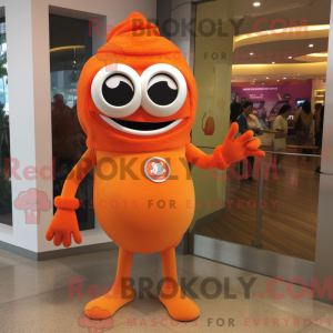 Orange Cyclops mascot...