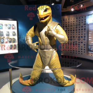 Maskottchenkostüm Gold...