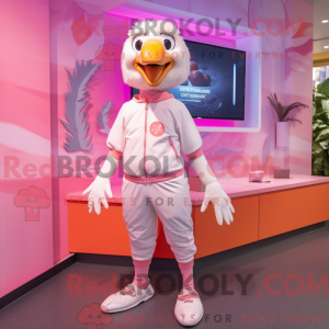 Pink Albatross maskot...