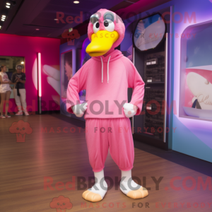 Roze Albatros mascotte...