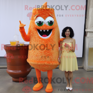 Orange Fried Rice maskot...
