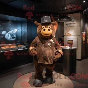 Costume de mascotte de bœuf...