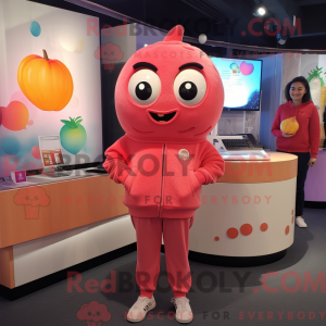 Peach Raspberry mascot...