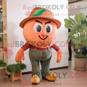 Peach Steak maskot kostume...