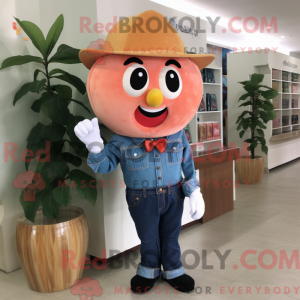 Maskotkostymekarakter Peach...