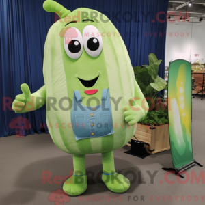 Postava maskota Lime Green...