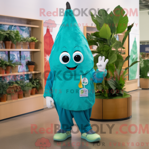 Turkis pære maskot kostume...