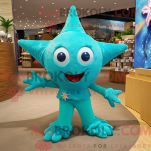 Turkis Starfish maskot...